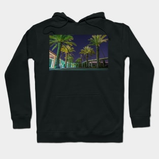 PALM TREES AT NIGHT Hoodie